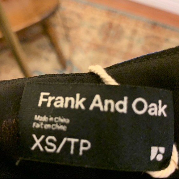 BNWOT Frank & Oak holiday party mini dress, chiffon - Picture 2 of 7